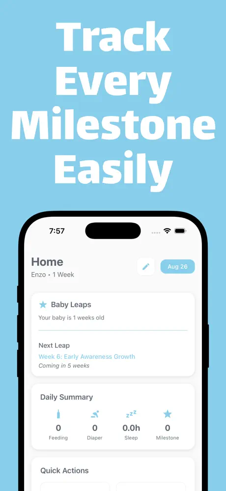 Baby Tracker: Leaps & Weeks screenshot 2